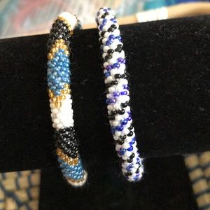 Beautiful Handmade Nepal Roll on Bracelets